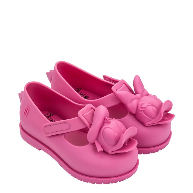 Mini Melissa Pink Daisy Mini Disney Classic Shoes