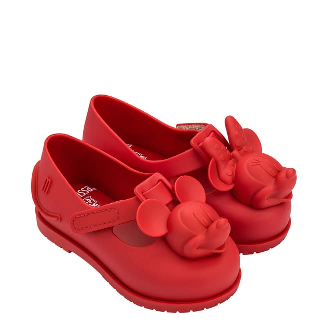 Mini Melissa Red Minnie Mini Disney Classic Shoes
