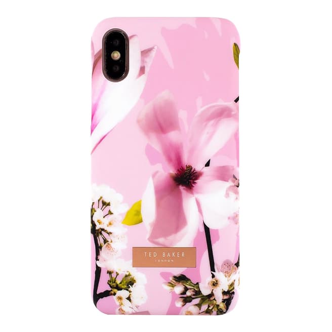 Ted Baker Pink Zoeni Soft Feel Hard Shell for Apple iPhone X