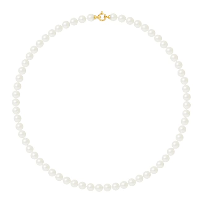 Atelier Pearls Yellow Gold Freshwater Pearl Necklace 7-8mm
