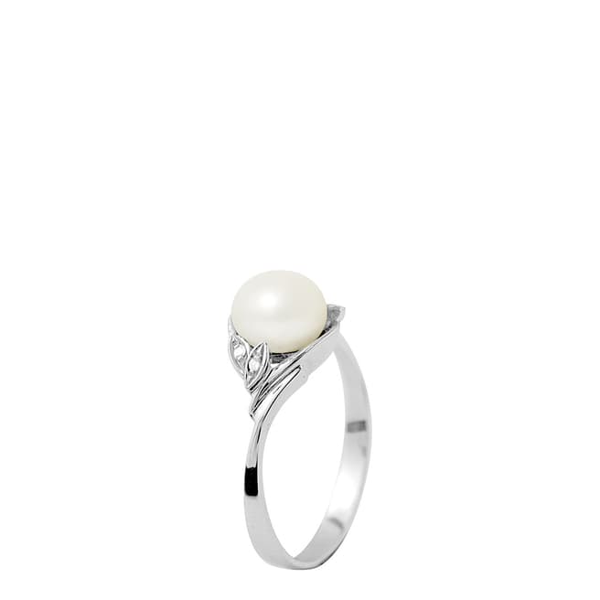 Atelier Pearls White Gold Freshwater Pearl Ring 7-8mm
