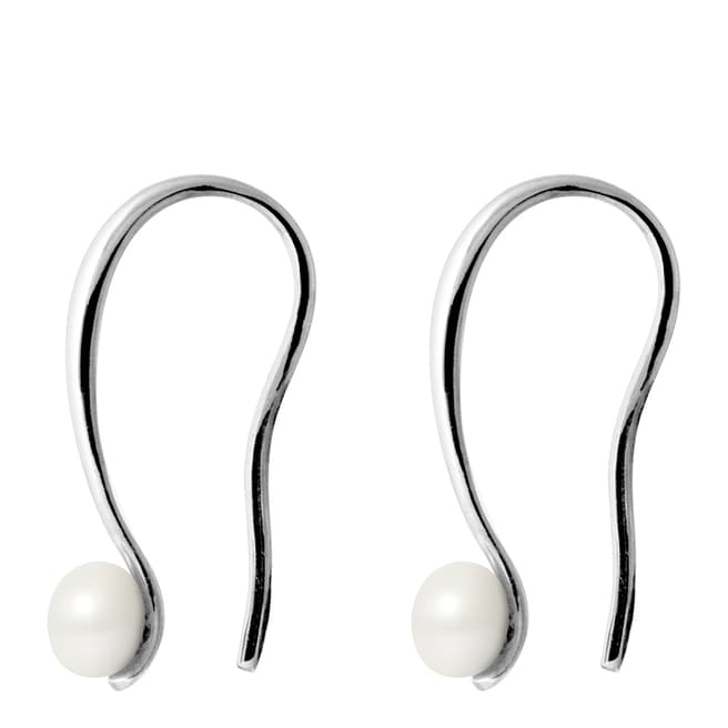 Atelier Pearls Natural White Freshwater Pearl Earrings 7-8mm