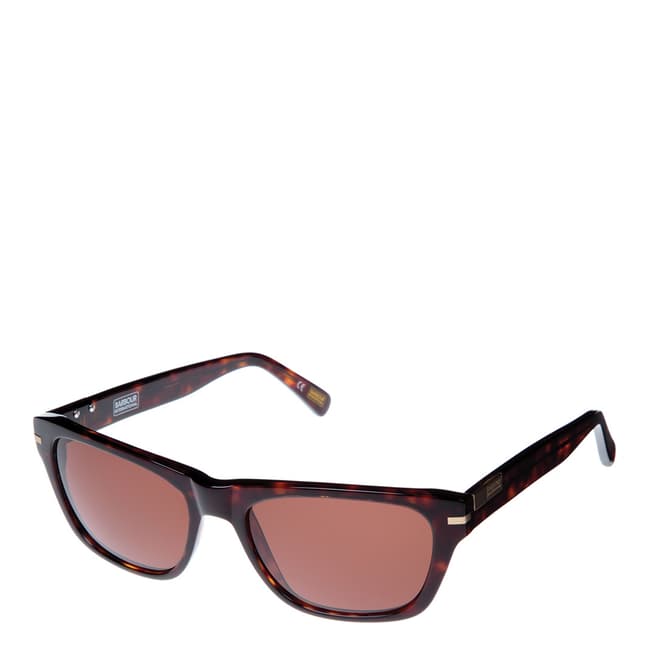 Barbour Men's Brown/Red Barbour Sunglasses 52mm