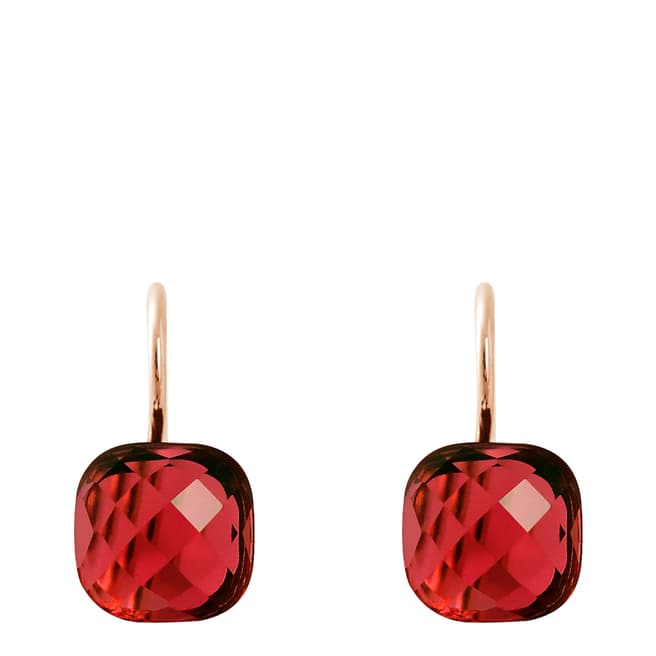 Wish List Red Ruby Crystal Linea Moda Earrings