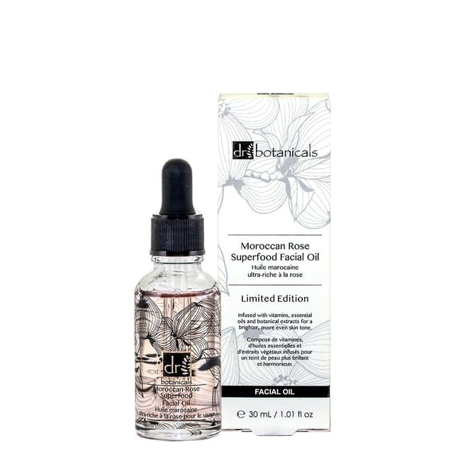 Dr. Botanicals Limited edition 30ml Moroccan Rose Superfood Facial Oil