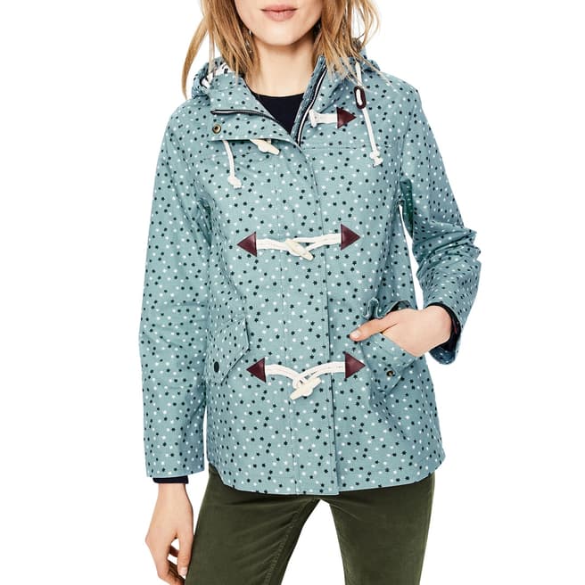 Boden Heritage Blue, Scattered Stars Whitby Waterproof Jacket
