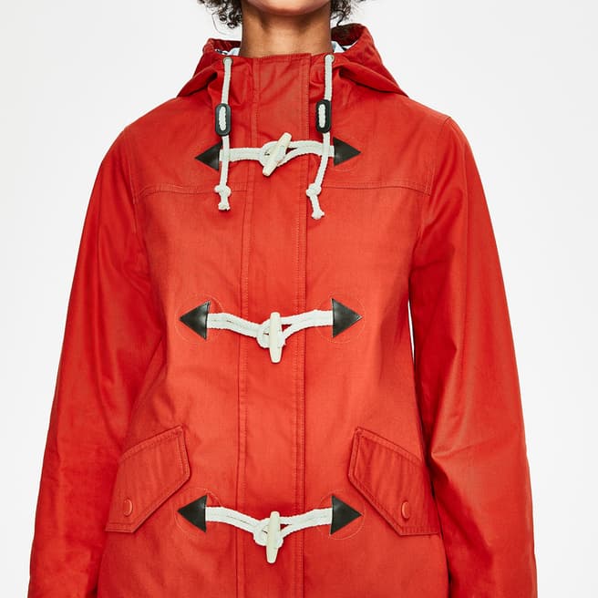Boden Post Box Red Whitby Waterproof Jacket