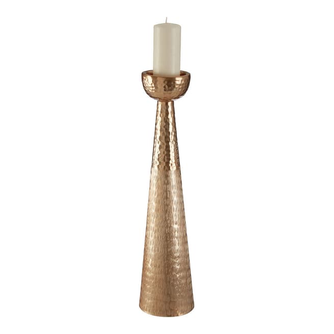 Fifty Five South Solis Gold Pillar Candle Holder