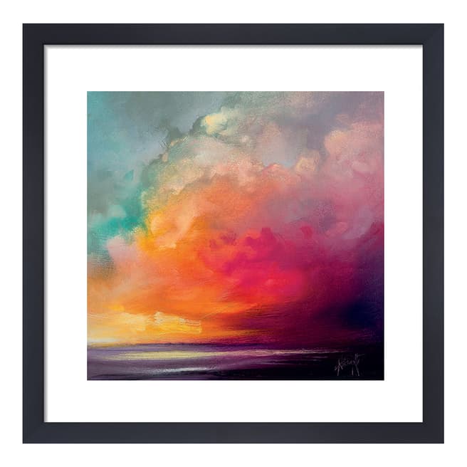 Scott Naismith Sunset Cumulus Study 1 40x40cm Framed Print