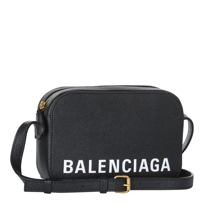 Balenciaga Black Everyday Logo Camera Bag