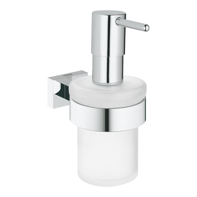 GROHE Essentials Cube Soap Dispenser with Holder
