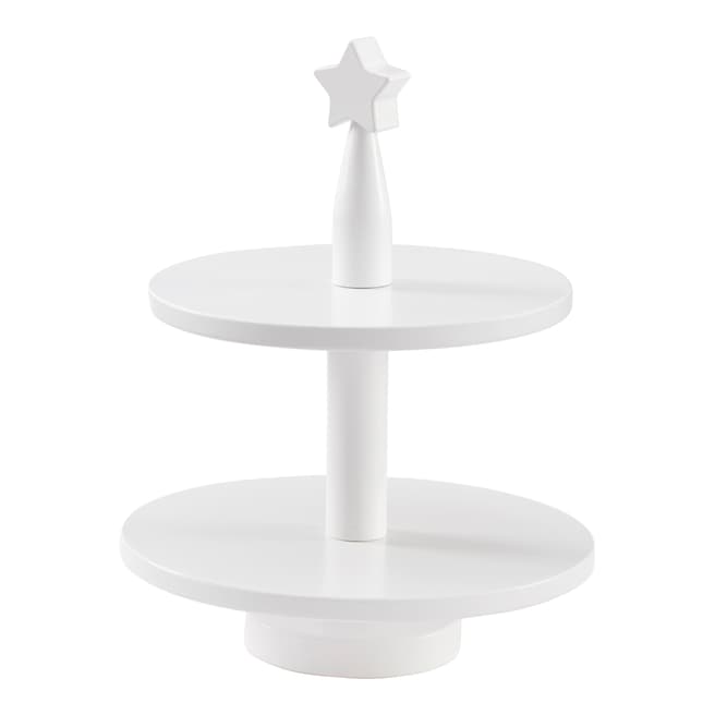 Kids Concept White Wooden Cake Stand