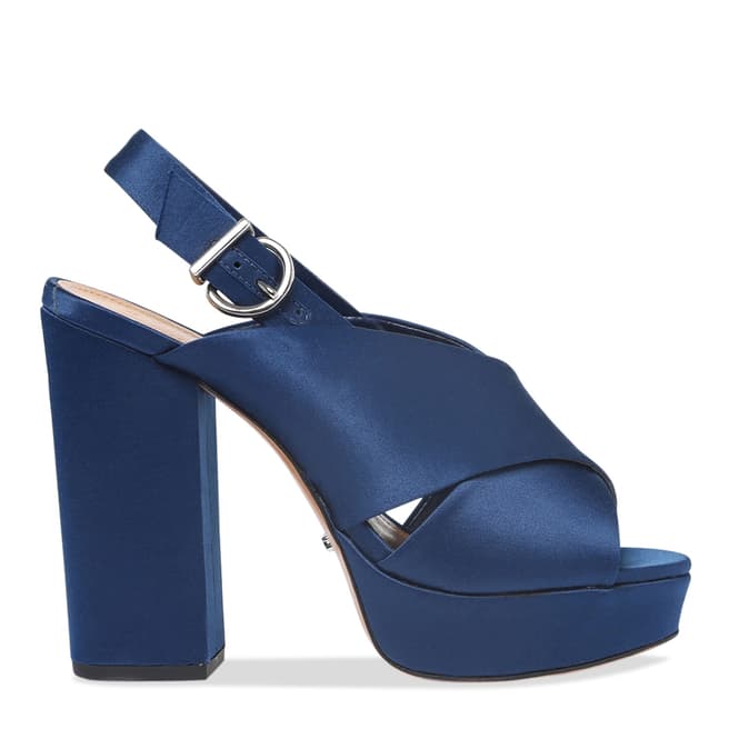 Schutz Dress Blue Millie Platform Sandal