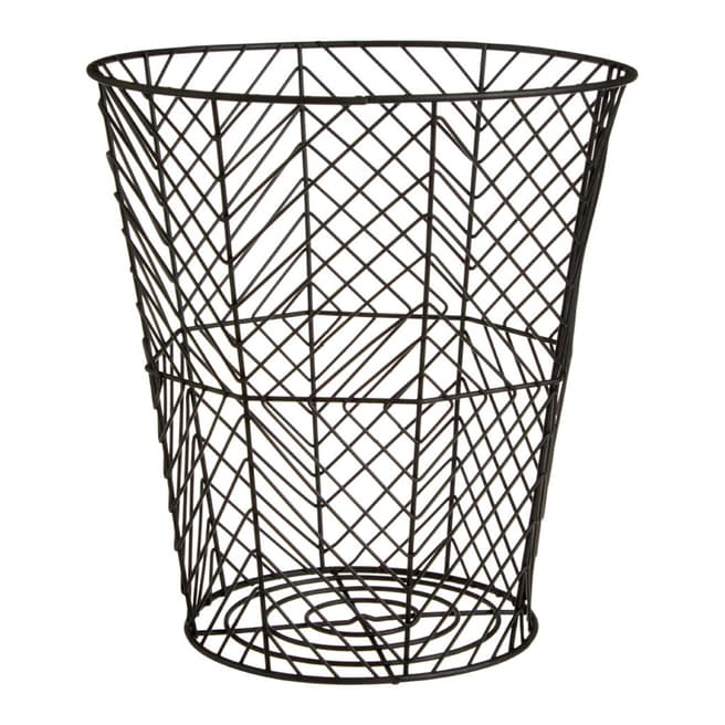 Premier Housewares Black Vertex Storage Basket