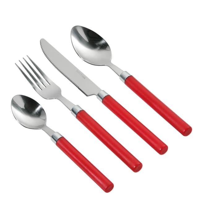 Premier Housewares 16 Piece Red Circo Cutlery Set