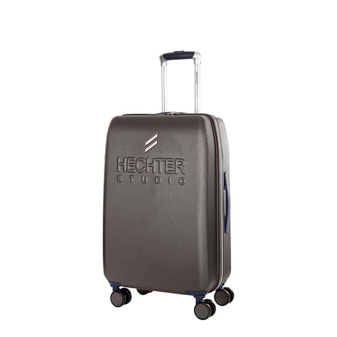 Hechter Grey Hechter Studio Conti 4 Wheeled Suitcase 53cm