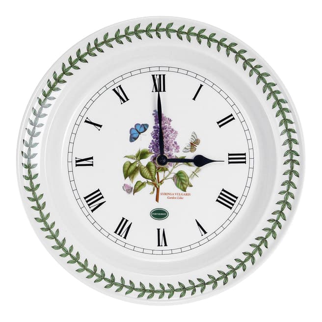 Portmeirion Botanic Garden Lilac Wall Clock