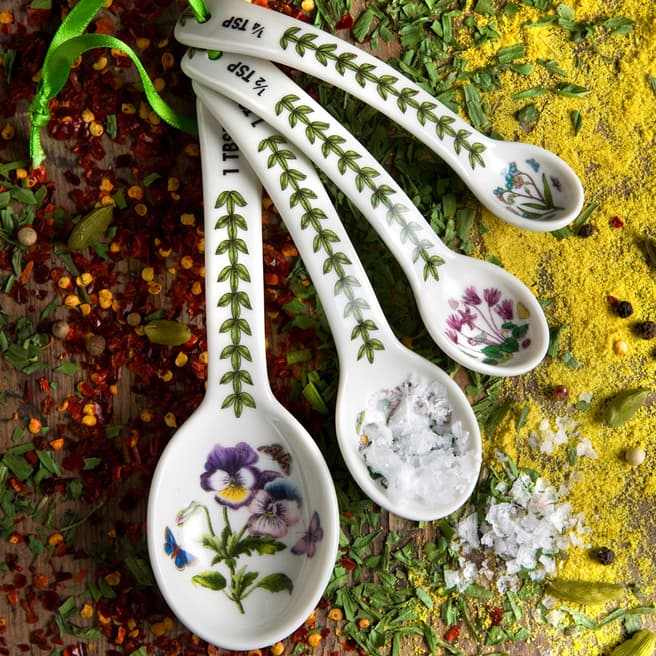 Portmeirion Set of 4 Botanic Garden Measuring Spoons