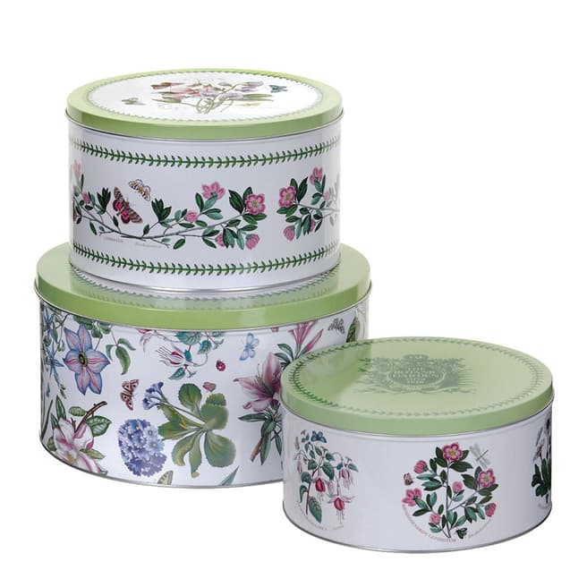 Portmeirion Set of 3 Botanic Garden Cake Tins