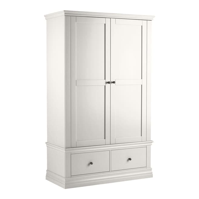 Home Boutique Toulouse Double Wardrobe with Drawers, Cotton