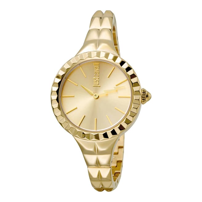 Just Cavalli Gold Plated Watch 34mm