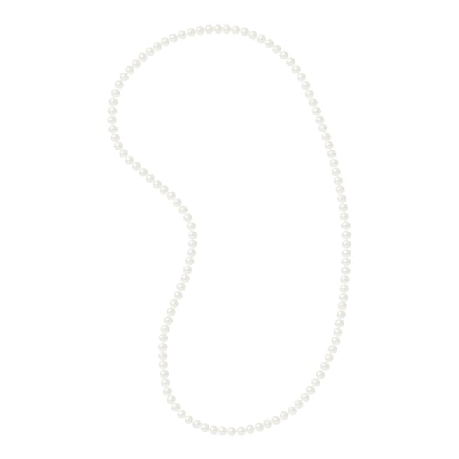 Just Pearl White Multi Row Sautoir Pearl Necklace 7-8mm