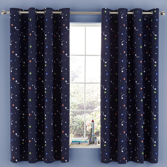 Catherine Lansfield Happy Space 168x183cm Curtains