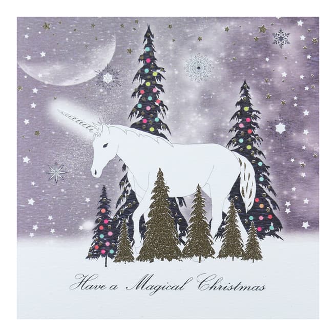 Five Dollar Shake Set of 12 Have a Magical Christmas Unicorn Cards