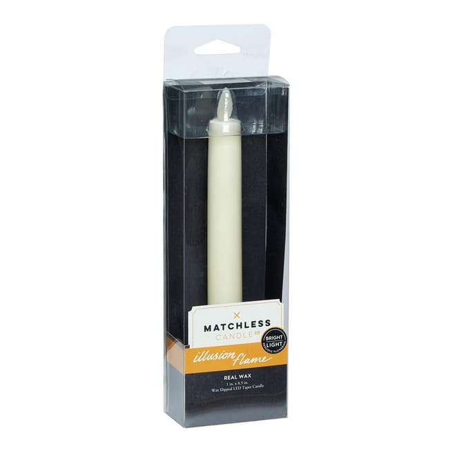 Luminara Matchless Taper Candle Ivory 23cm