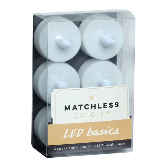 Luminara Matchless Basic LED Tealights Set of 6