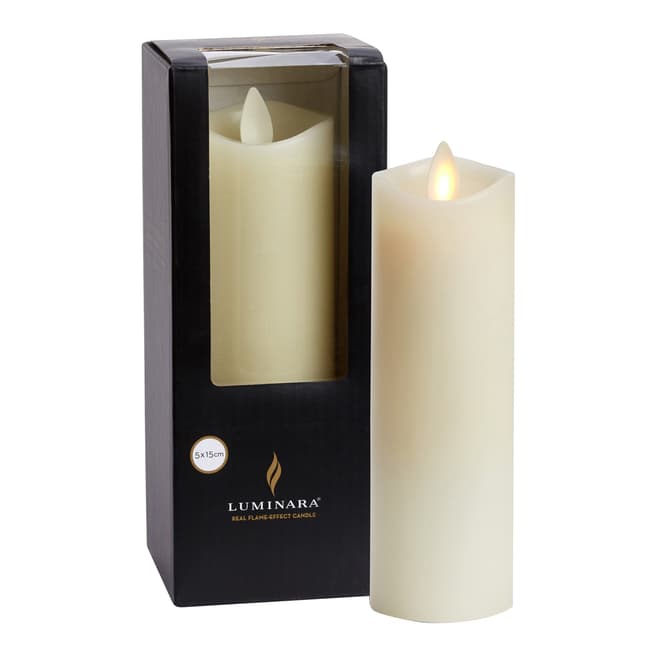 Luminara Ivory Flameless Candle 15cm