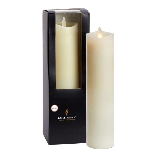 Luminara Ivory Flameless Candle 20cm