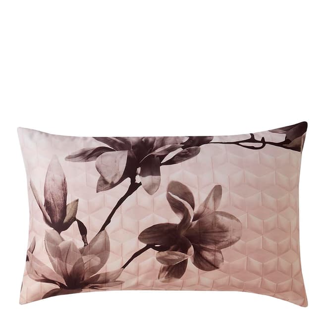 Karl Lagerfeld Alexis Pair of Housewife Pillowcases, Blush