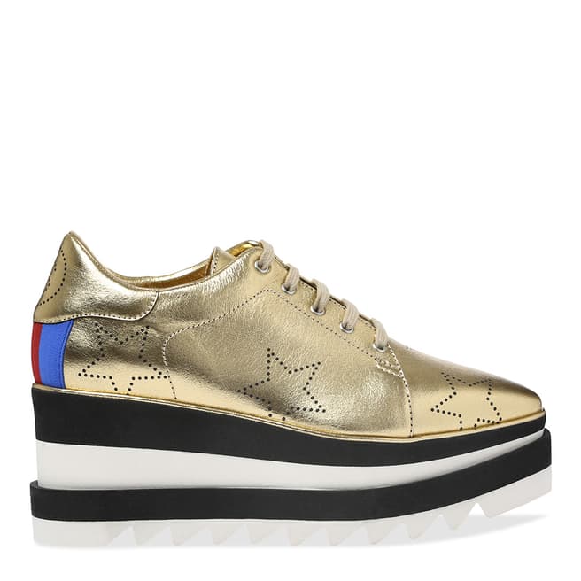 Stella McCartney Gold Platform Shoe