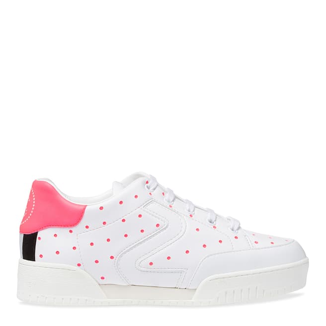 Stella McCartney White & Pink Fluo Sneaker