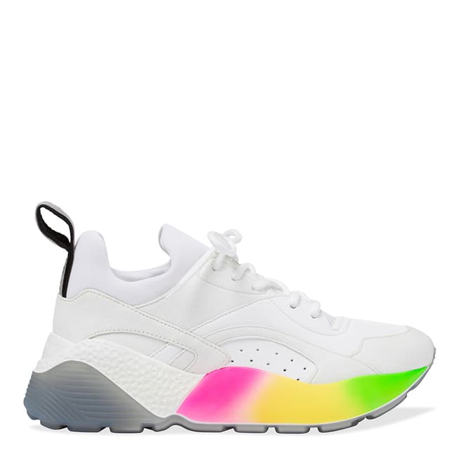 Stella McCartney White Rainbow Eclypse Sneaker