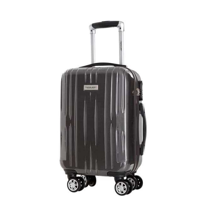 Travel One Grey 8 Wheel Clifton Suitcase 55cm