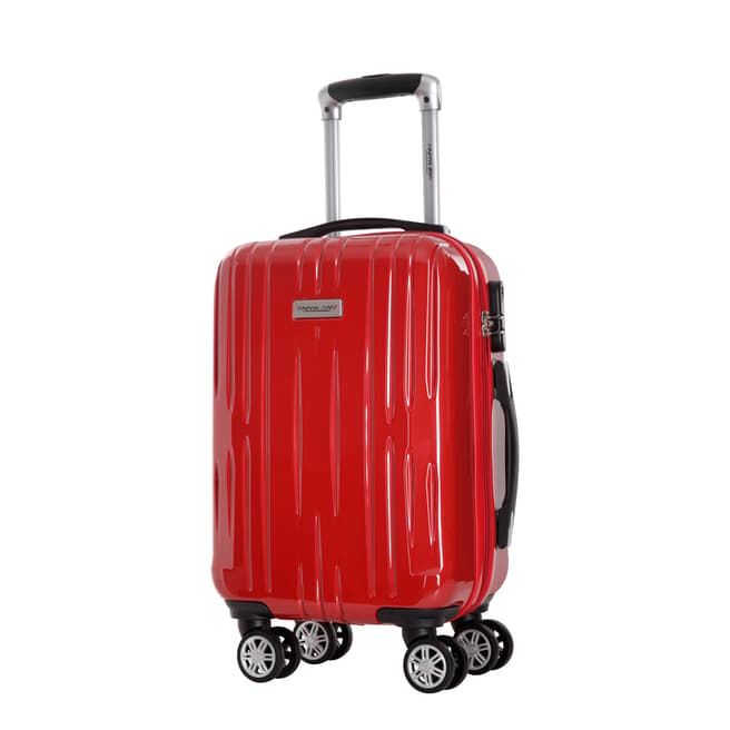 Travel One Red 8 Wheel Clifton Suitcase 55cm
