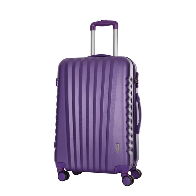 Travel One Violet 8 Wheel Hills Suitcase 60cm