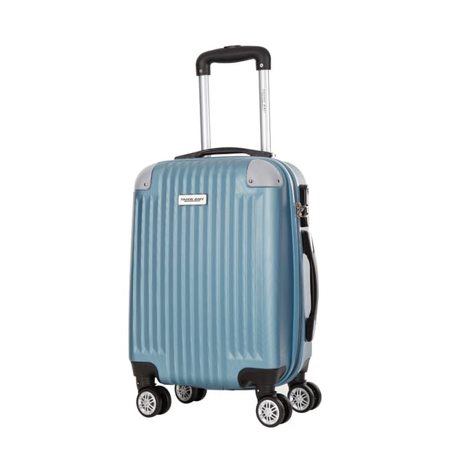 Travel One Oil Blue 8 Wheel Nosara Suitcase 56cm