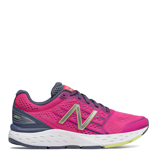 New Balance Performance Neon Pink Mesh 680v5 Sneakers 