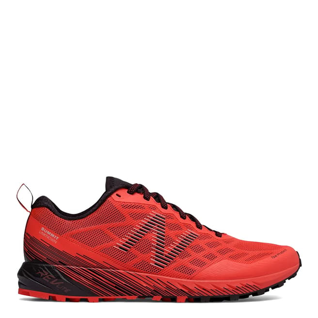 New Balance Performance Flame Red & Black Trail Summit Unknown Sneakers 