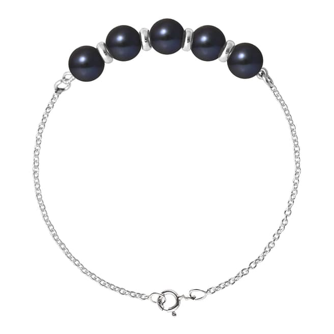 Ateliers Saint Germain Black Tahitian Style Pearl Bracelet 6-7mm