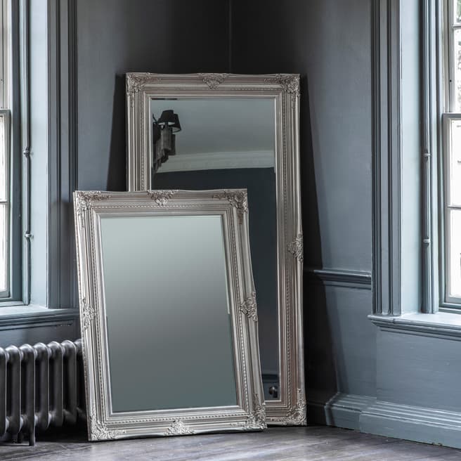 Gallery Living Bright Silver Harrow Leaner Mirror 172x84cm