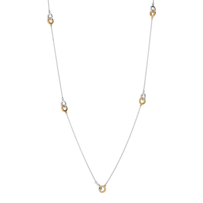 Links of London Sterling Silver & 18kt Yellow Gold Vermeil Linked Necklace