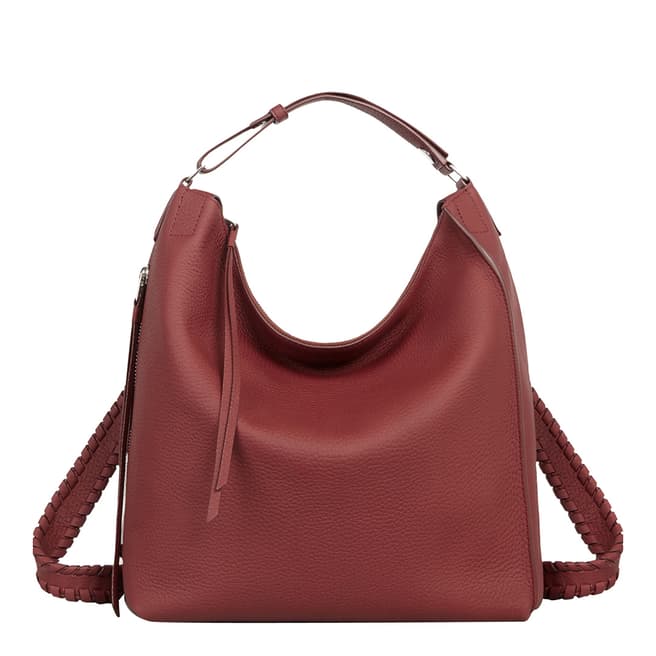 AllSaints Berry Red Kita Sm Backpack
