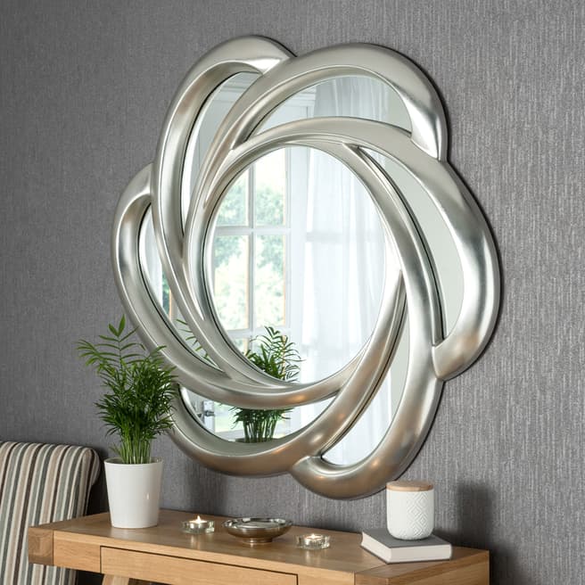 Yearn Silver Leaf Mirror 109cm