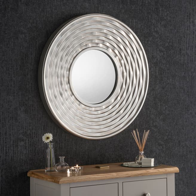 Yearn Silver Rectangle Mirror 78cm