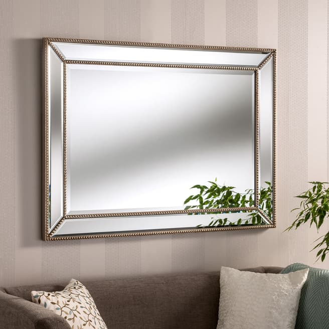 Yearn Silver Monaco Mirror 69x94cm