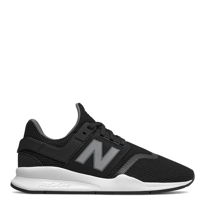 New Balance Black & Silver 247 Sneakers 